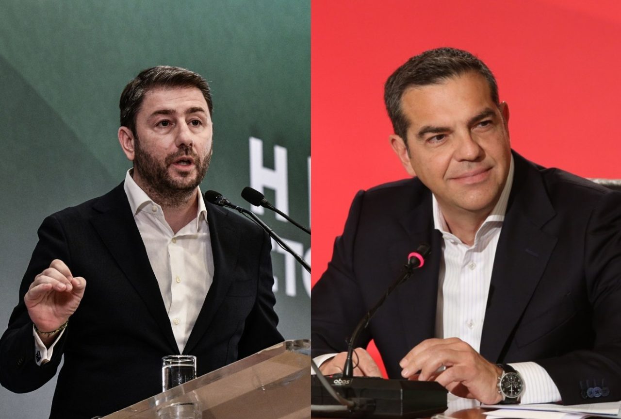 Νίκος Ανδρουλάκης, Πρόεδρος του ΠΑΣΟΚ-ΚΙΝΑΛ και Αλέξης Τσίπρας, Πρόεδρος του ΣΥΡΙΖΑ-Προοδευτική Συμμαχία