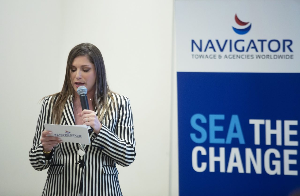 Η Δανάη Μπεζαντάκου, Διευθύνουσα Σύμβουλος της Navigator Shipping Consultants