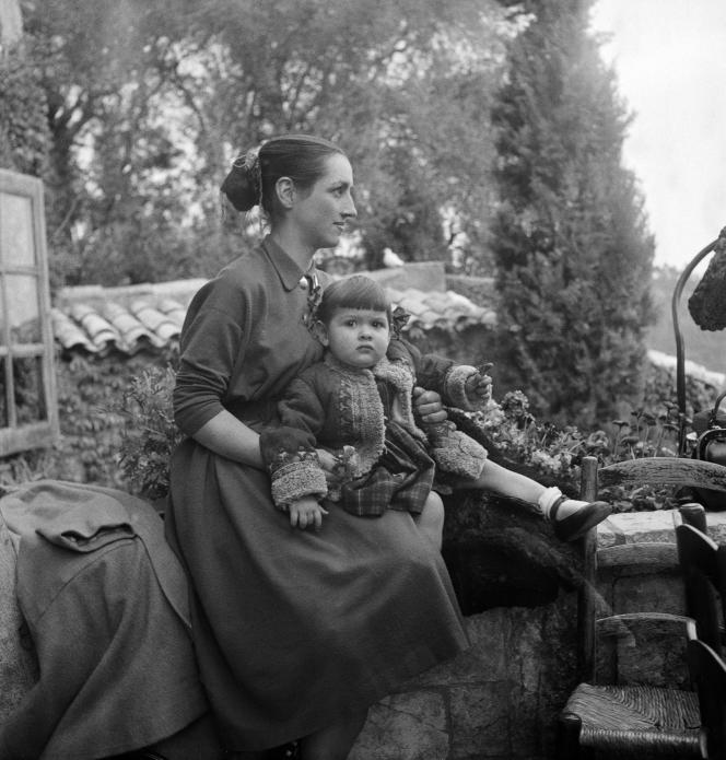 Η Φρανσουάζ Ζιλό με την κόρη της Παλόμα