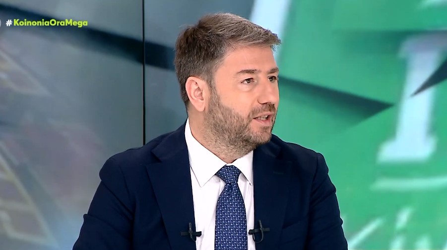 Ο Νίκος Ανδρουλάκης στην εκπομπή «Κοινωνία Ώρα MEGA»