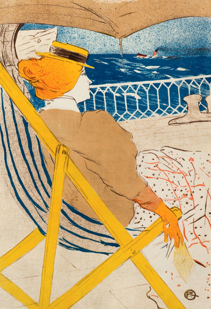 Ανρί ντε Τουλούζ-Λοτρέκ «Η επιβάτιδα», λιθογραφία, 1896