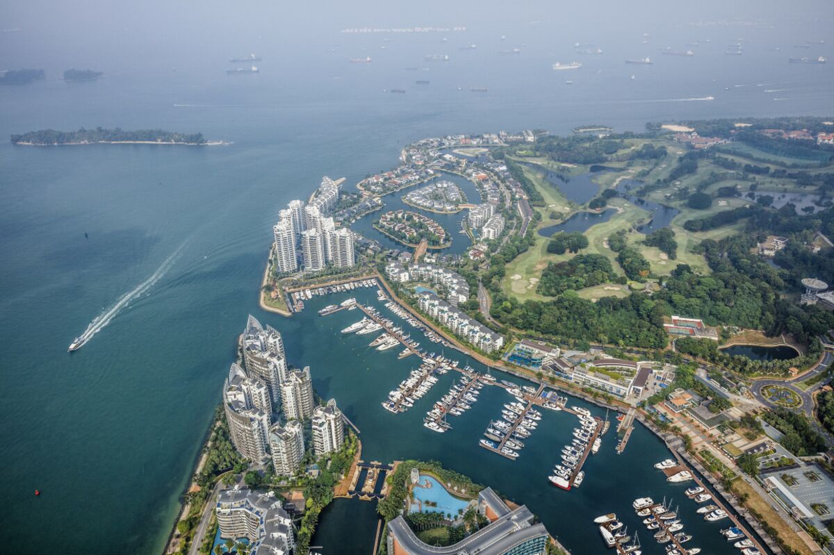 Πολυτελή ακίνητα στο νησί Sentosa, στη Σιγκαπούρη πηγή: Bloomberg