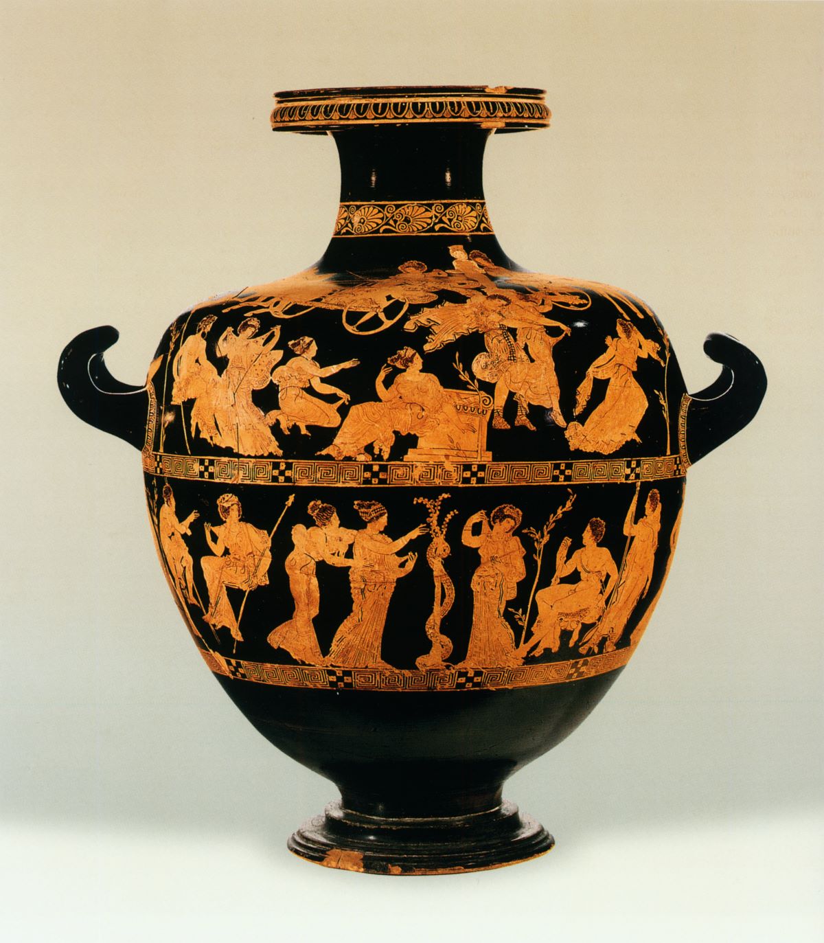 Η υδρία του «ζωγράφου του Μειδία», 410 π.Χ. Βρετανικό Μουσείο