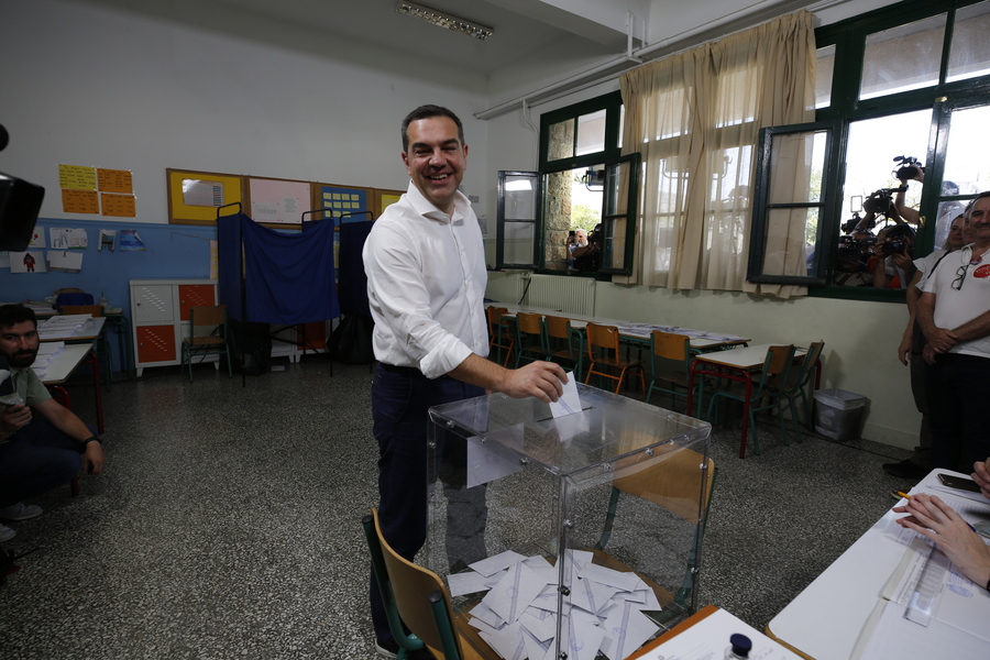 Ψήφισε ο Αλέξης Τσίπρας – «Ισχυρός ΣΥΡΙΖΑ σημαίνει ισχυρή κοινωνία»