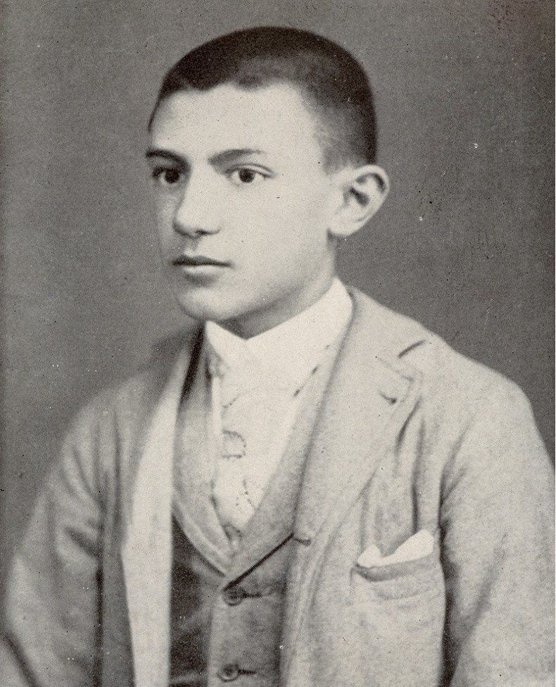 Ο Πάμπλο Πικάσο σε ηλικία 15 χρονών, το 1896