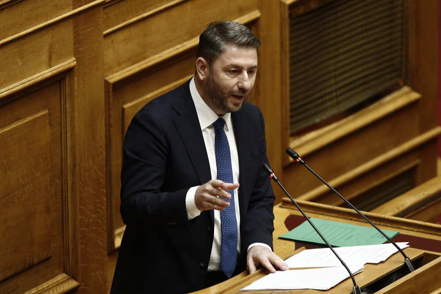 Ο πρόεδρος του ΠΑΣΟΚ-Κινήματος Αλλαγής, Νίκος Ανδρουλάκης