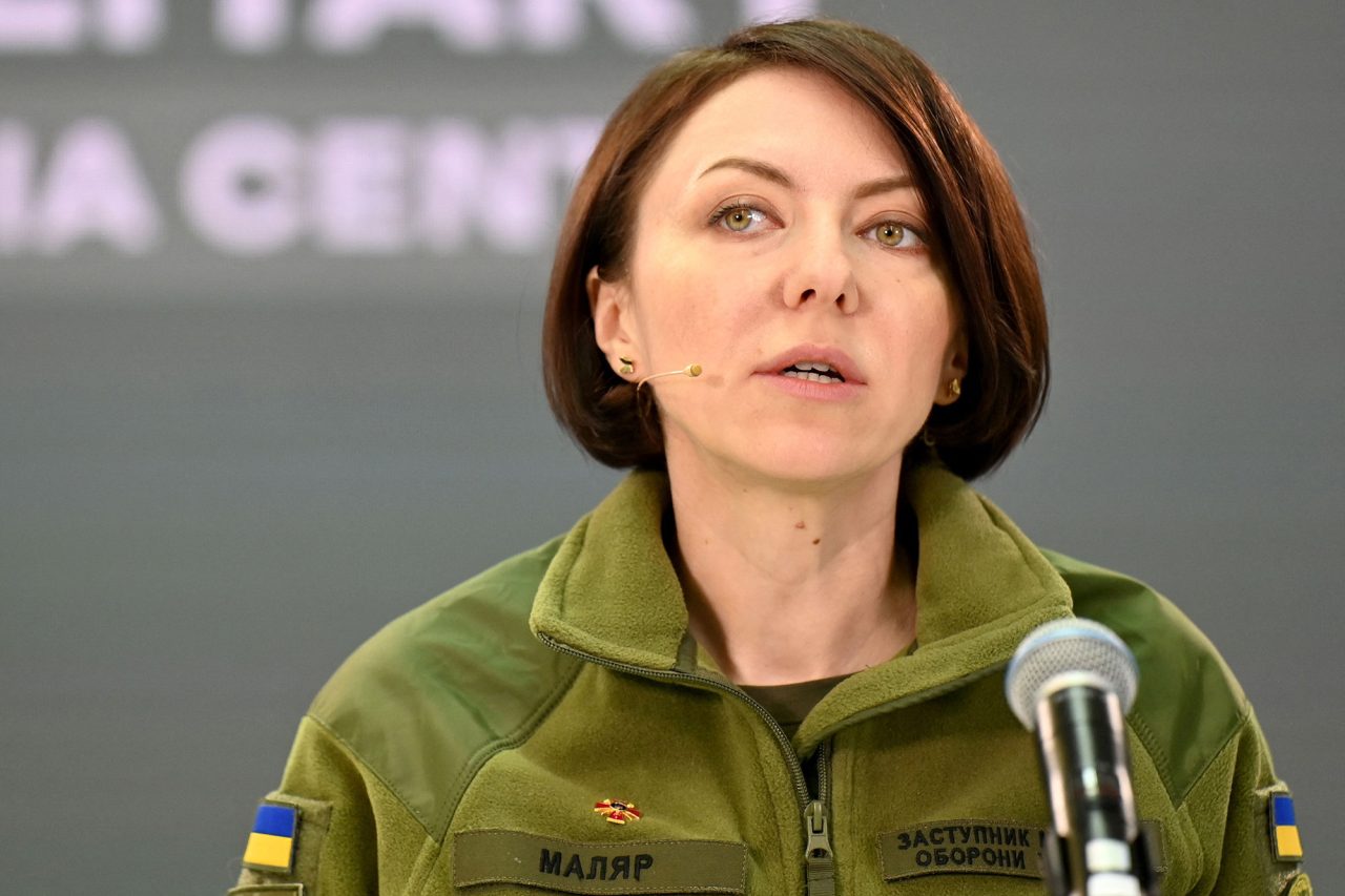 Η υφυπουργός Άμυνας της Ουκρανίας Χάνα Μαλιάρ