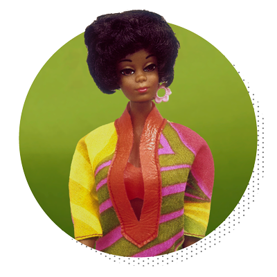 Η πρώτη έγχρωμη κούκλα της Mattel, η Christie, κυκλοφόρησε το 1968 | Πηγή: Mattel