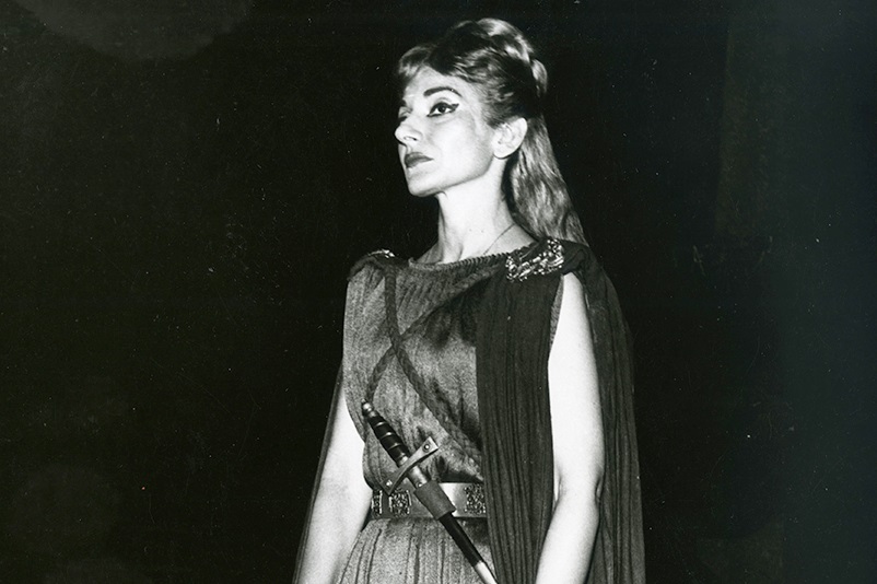 Η Μαρία Κάλλας ως Νόρμα στην Επίδαυρο το 1960