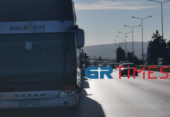 Θεσσαλονίκη: Φωτιά σε τουριστικό λεωφορείο – Δεν υπήρξε τραυματισμός