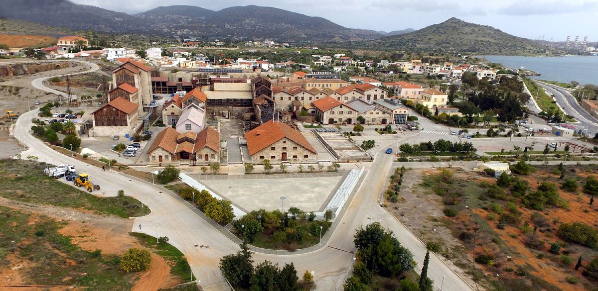 Τα κτίρια του Τεχνολογικού και Πολιτιστικού Πάρκου Λαυρίου