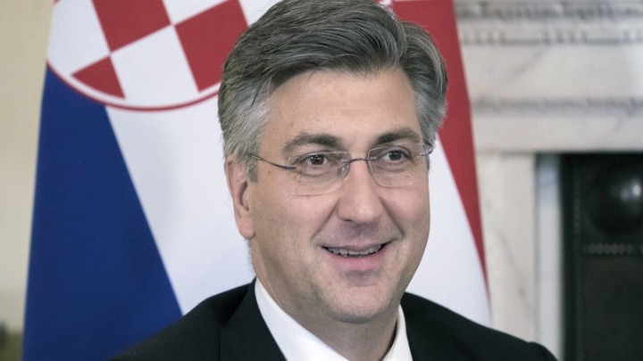 Ο πρωθυπουργός της Κροατίας, Αντρέι Πλένκοβιτς