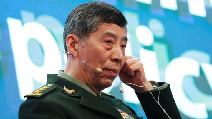 Ο υπουργός Άμυνας της Κίνας, Λι Σανγκφού