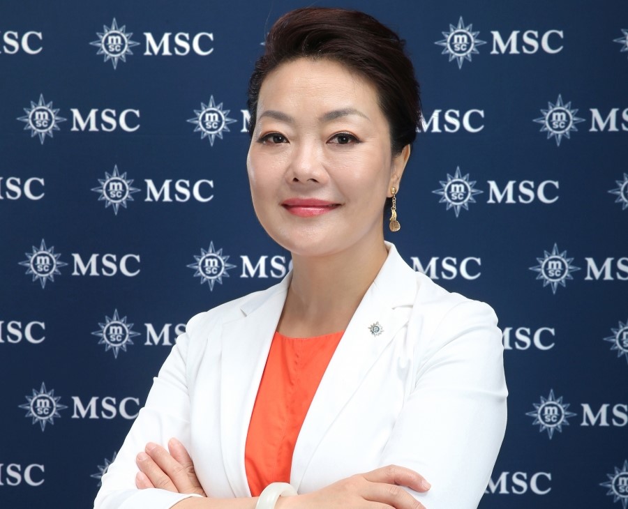Η πρόεδρος της MSC Cruises China, η Helen Huang