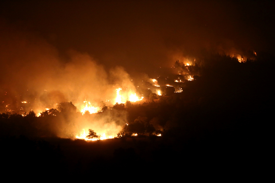 Πυρκαγιά εκδηλώθηκε στην περιοχή Λουτρά Αλεξανδρούπολης