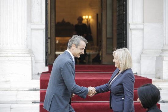 Κυριάκος Μητσοτάκης: Συνάντηση με την πρόεδρο της Βοσνίας, Μποργιάνα Κρίστο