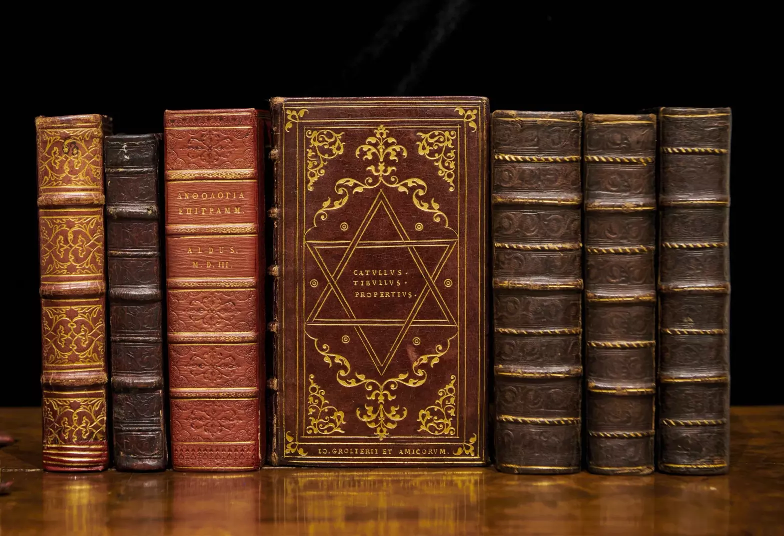 «Ανθολογία Επιγραμμάτων», έκδοση Άλδου Μανούτιου από τα σπάνια βιβλία της συλλογής Μπρούκερ