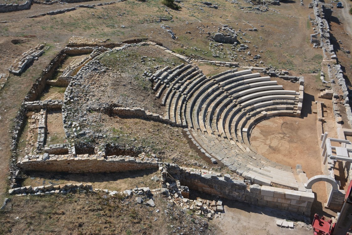 Το θέατρο Πλευρώνας μετά την ολοκλήρωση των εργασιών αποκατάστασης