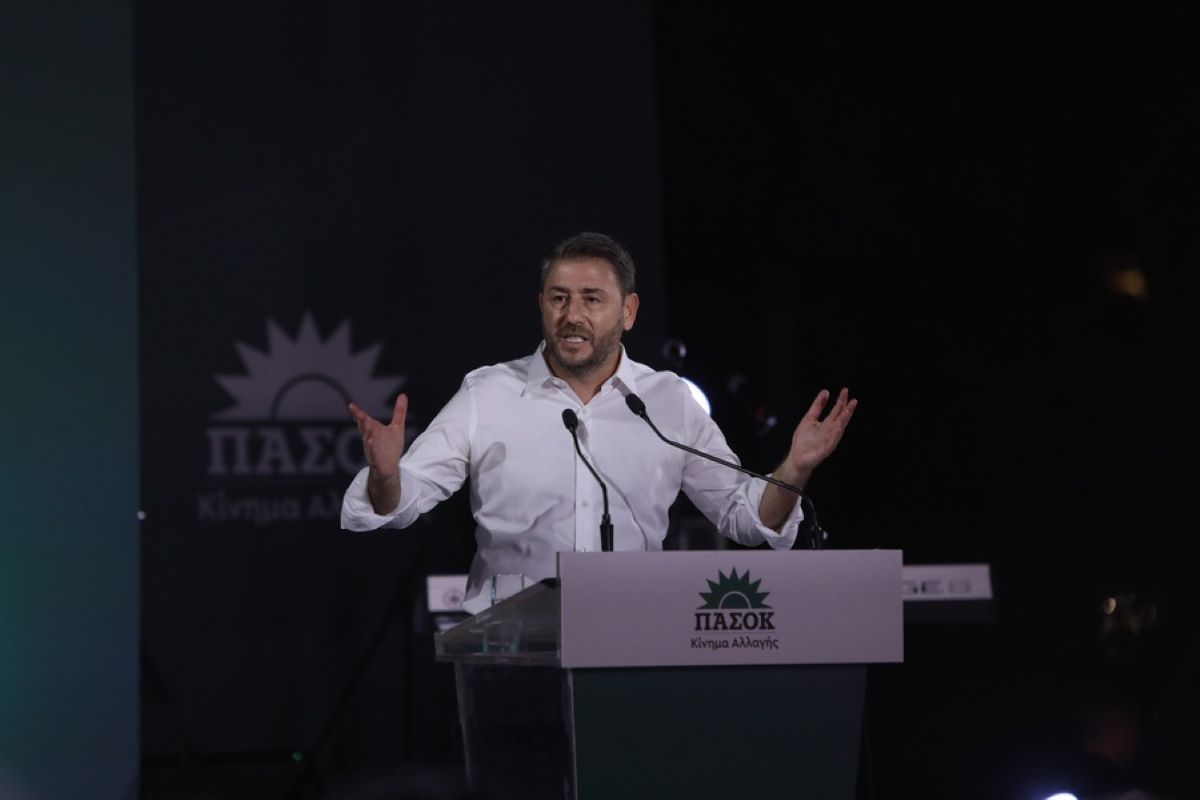 Ο πρόεδρος του ΠΑΣΟΚ, Νίκος Ανδρουλάκης
