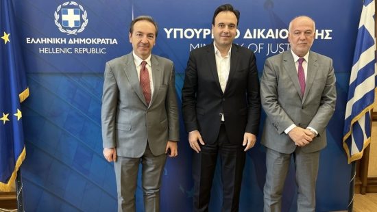Συνάντηση εργασίας υπουργών Δικαιοσύνης και Ψηφιακής Διακυβέρνησης