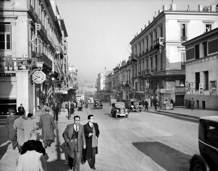 Η Αθήνα του 1930, οδός Σταδίου