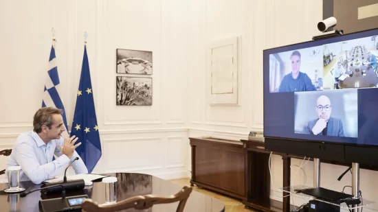 Κυριάκος Μητσοτάκης: Τηλεδιάσκεψη με τον CEO της DeepMind, Demis Hassabis