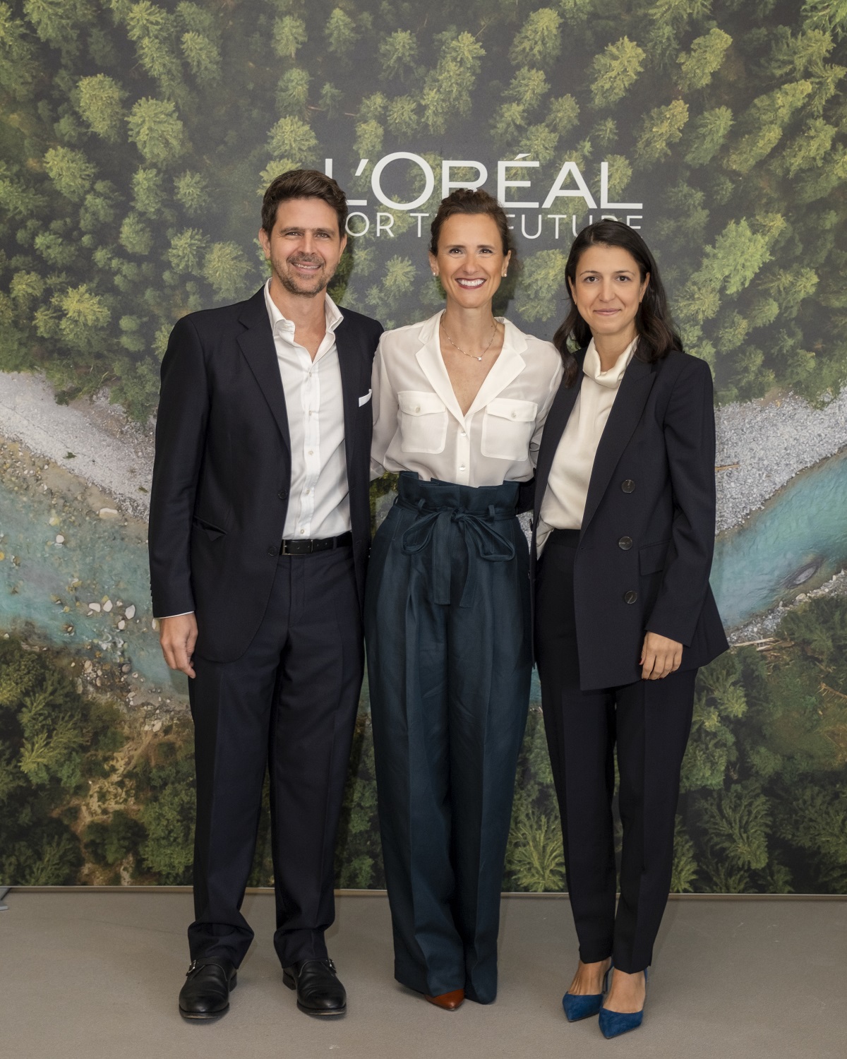 Φίλιππος Μιχόπουλος, L’Oréal for the Future Leader της L’Oréal Hellas, Alessandra Delfini, Country Managing Director L’Oréal Hellas, Δήμητρα Πετρίδη, Corporate Affairs & Engagement Director.