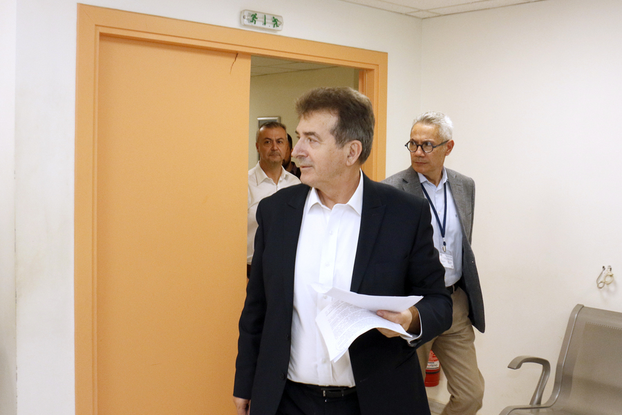 Ο υπουργός Υγείας Μιχάλης Χρυσοχοΐδης επισκέπτεται την 7η ΥΠΕ, Κρήτη