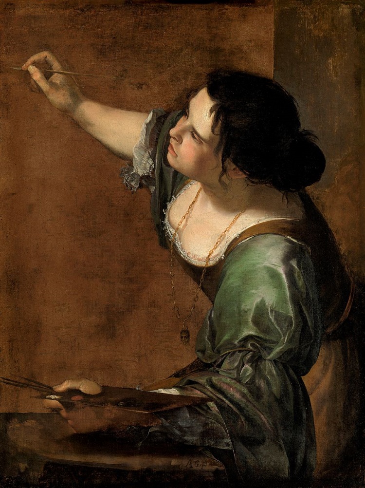 Αρτεμισία Τζεντιλέσκι,αυτοπροσωπογραφία «Η αλληγορία της ζωγραφικής», 1638-1639