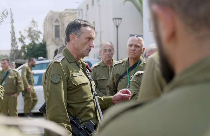 Ο αρχηγός του ισραηλινού στρατού, Χέρτσι Χαλέβι