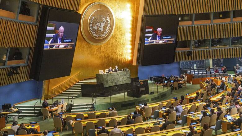 Αίθουσα συνεδριάσεων στον ΟΗΕ