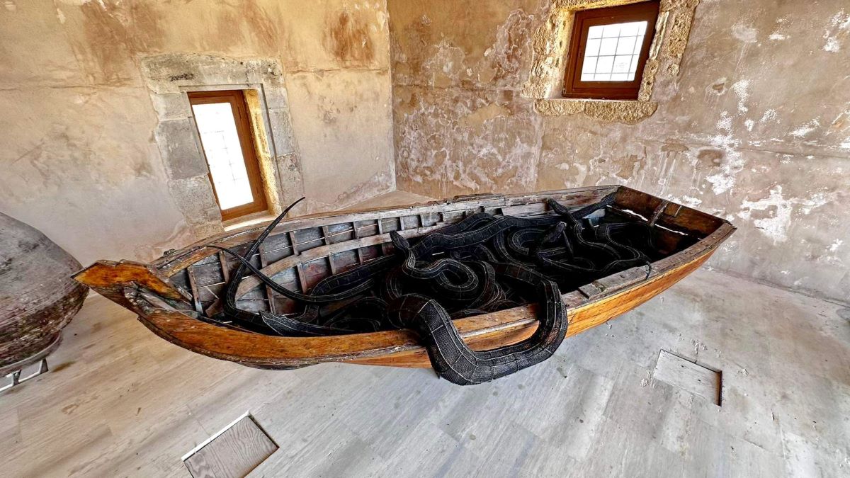Άποψη του Μουσείου Σύγχρονης Τέχνης Κρήτης στο Ρέθυμνο