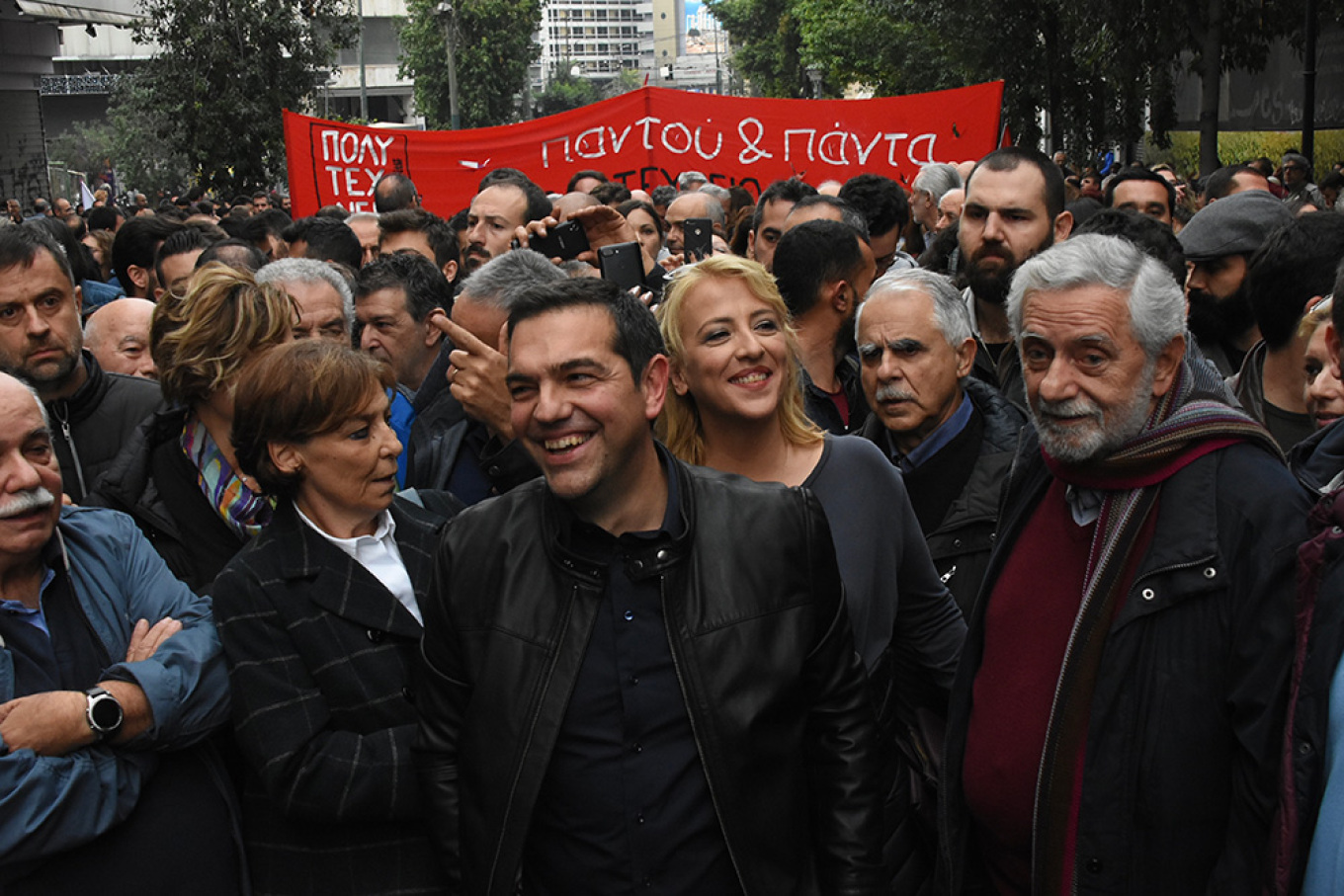 Ο Αλέξης Τσίπρας το 2019 στην πορεία
