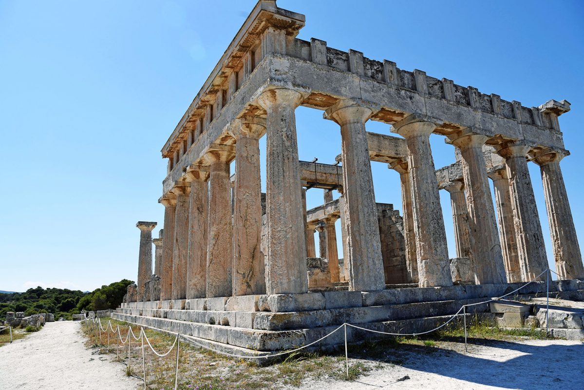 Ο ναός της Αφαίας Αθηνάς στην Αίγινα