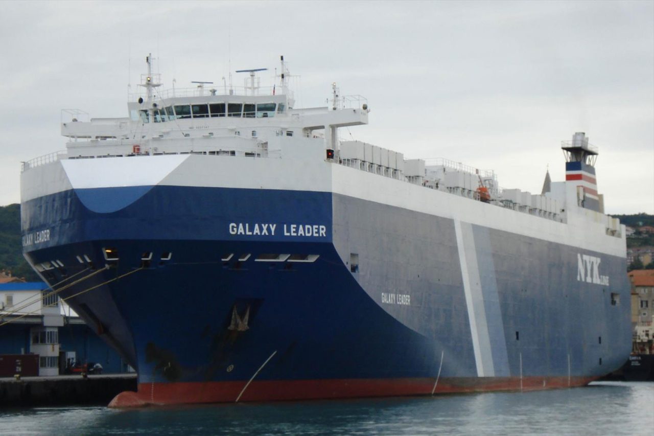 Το πλοίο Galaxy Leader πηγή: Kristijan Bracun/MarineTraffic