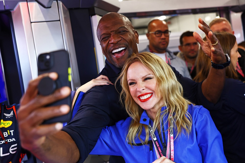 O Terry Crews με την Kylie Minogue