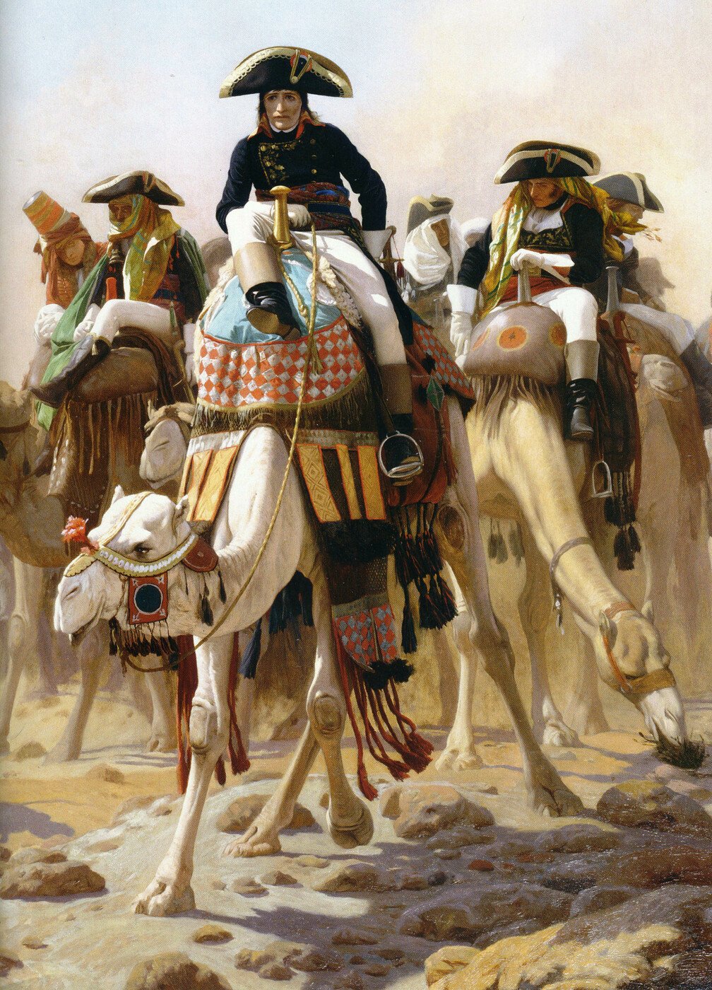Ζαν Λεόν Ζερόμ, λεπτομέρεια από το έργο «Ο Βοναπάρτης στην Αίγυπτο» (1867)