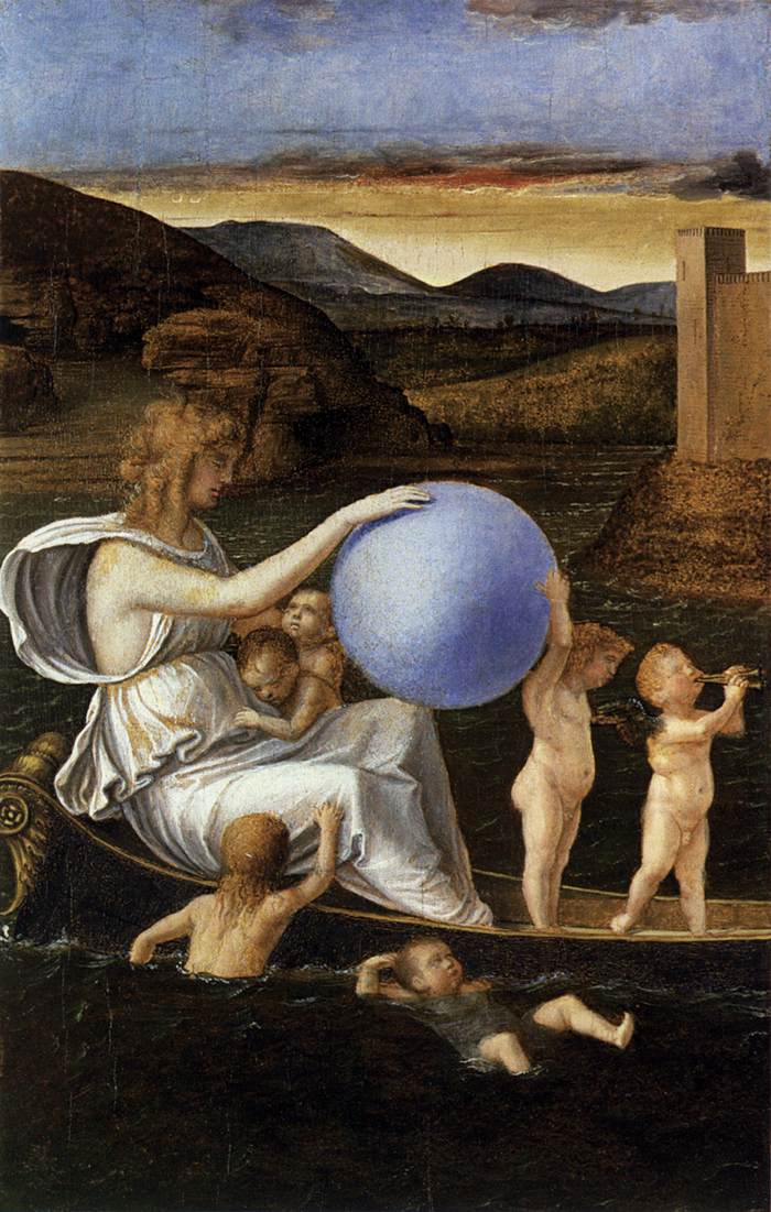 Έργο του Τζοβάνι Μπελίνι με θέμα την Τύχη και την Μελαγχολία, 1430-1516. Πινακοθήκη της Ακαδημίας στη Βενετία 