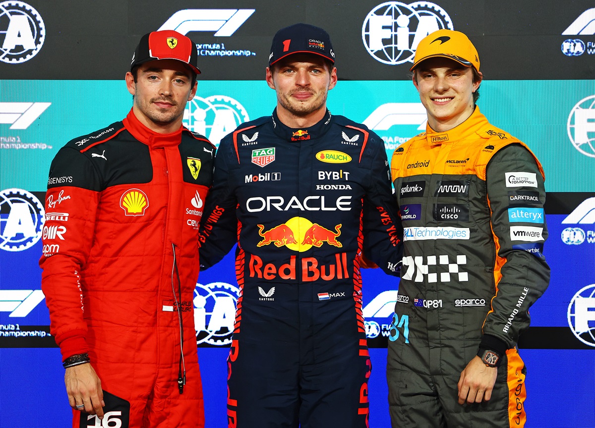 Max Verstappen, Charles Leclerc και Oscar Piastri οι τρεις ταχύτεροι χρόνοι