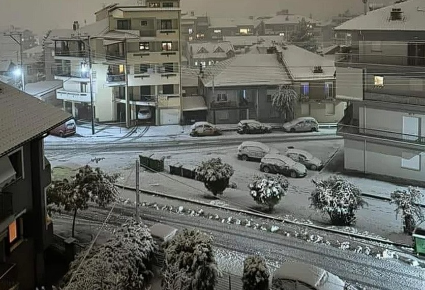 Χιόνια στη Φλώρινα (πηγή: Facebook)