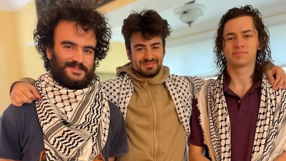 Οι παλαιστίνιοι φοιτητές Hisham Awartani, Tahseen Ali, και Kenan Abdulhamid
