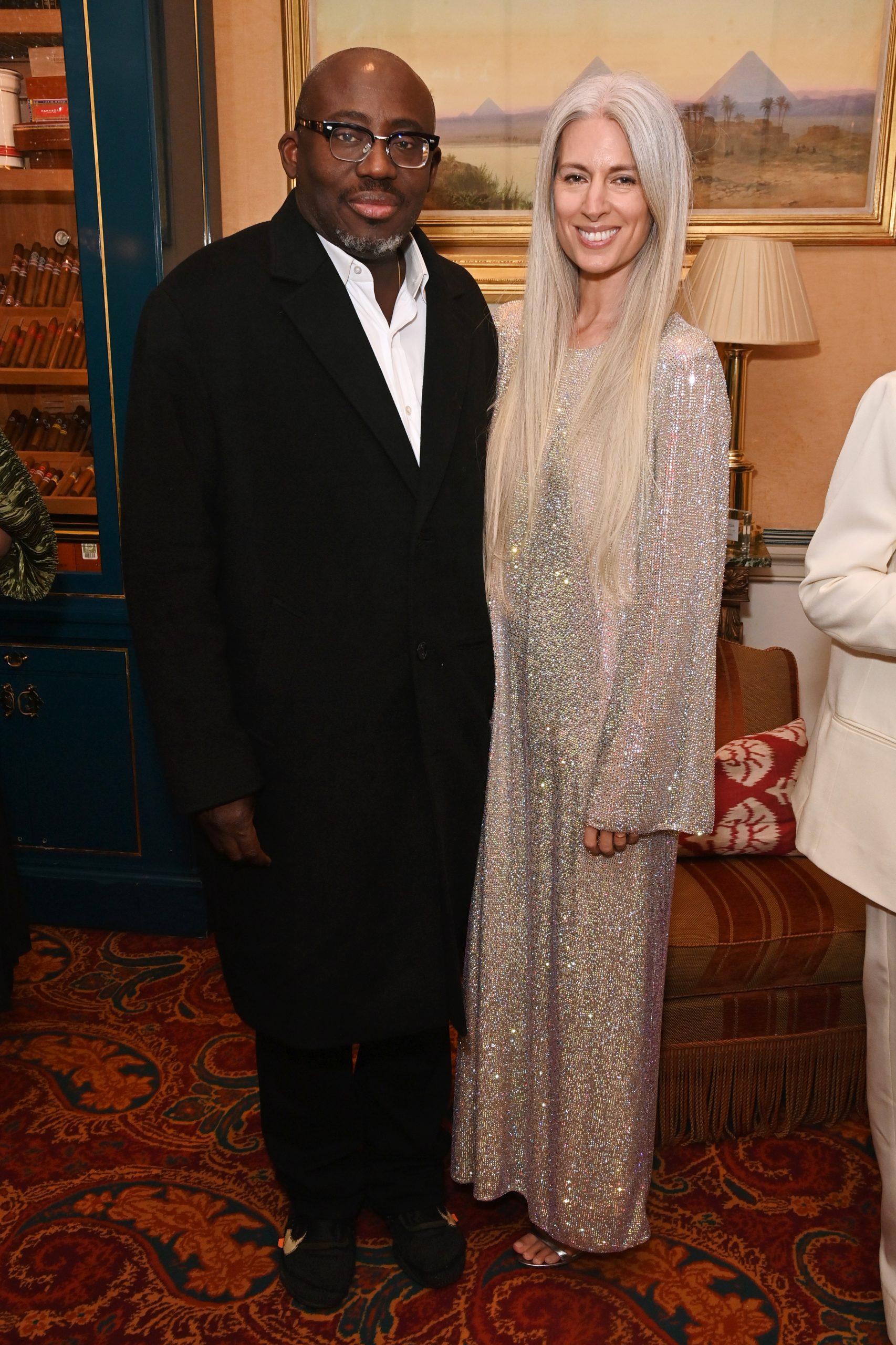 EDWARD ENNINFUL, EDITOR IN CHIEF ΤΗΣ ΒΡΕΤΑΝΙΚΗΣ VOGUE, SARAH HARRIS, DEPUTY EDITOR