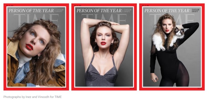 Η Taylor Swift ως πρόσωπο της χρονιάς στο περιοδικό Time