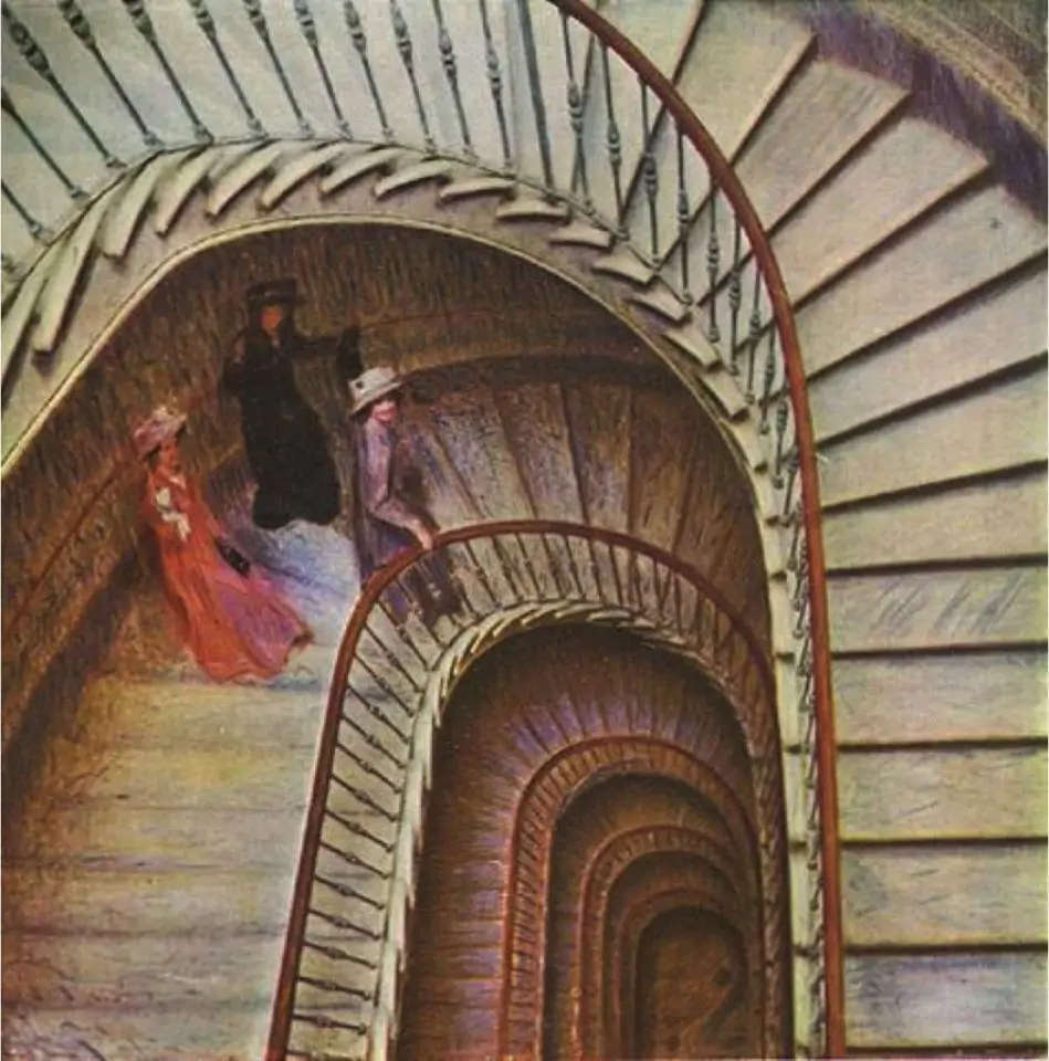 «Η σκάλα του αποχαιρετισμού» του Τζιάκομο Μπάλα (1908)