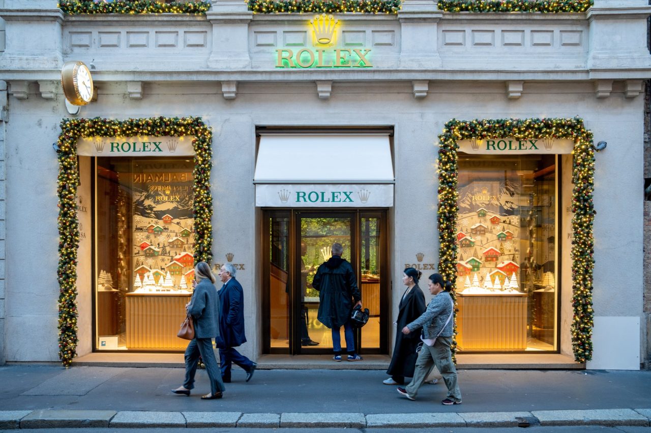 To κατάστημα της Rolex στο Μιλάνο Φωτογράφία: Francesca Volpi/Bloomberg