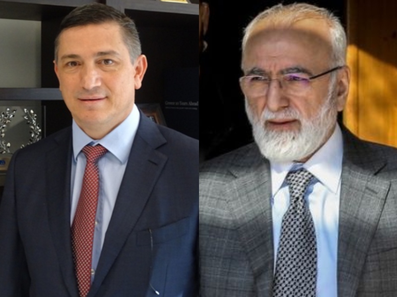 αλίνικος Καλίνικος (Goldair) και Ιβάν Σαββίδης (ΟΛΘ-Belterra Investments)