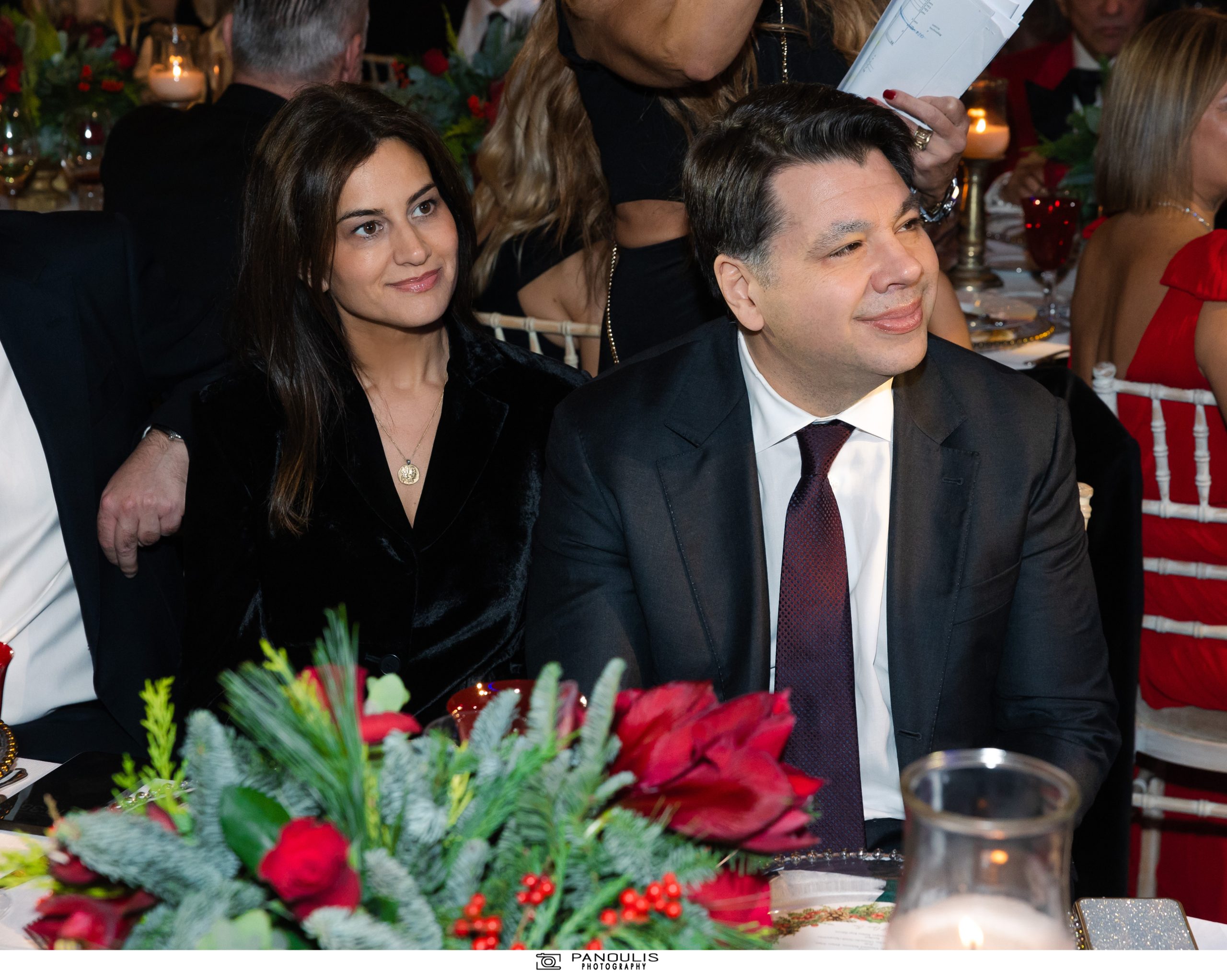 Ο Πρέσβης των Η.Π.Α. στην Ελλάδα κ. Γιώργος Τσούνης με την σύζυγό του, Ολγα Αντζουλη