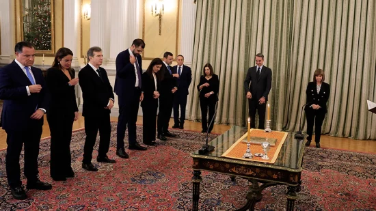 Ολοκληρώθηκε η ορκωμοσία των νέων υπουργών και υφυπουργών