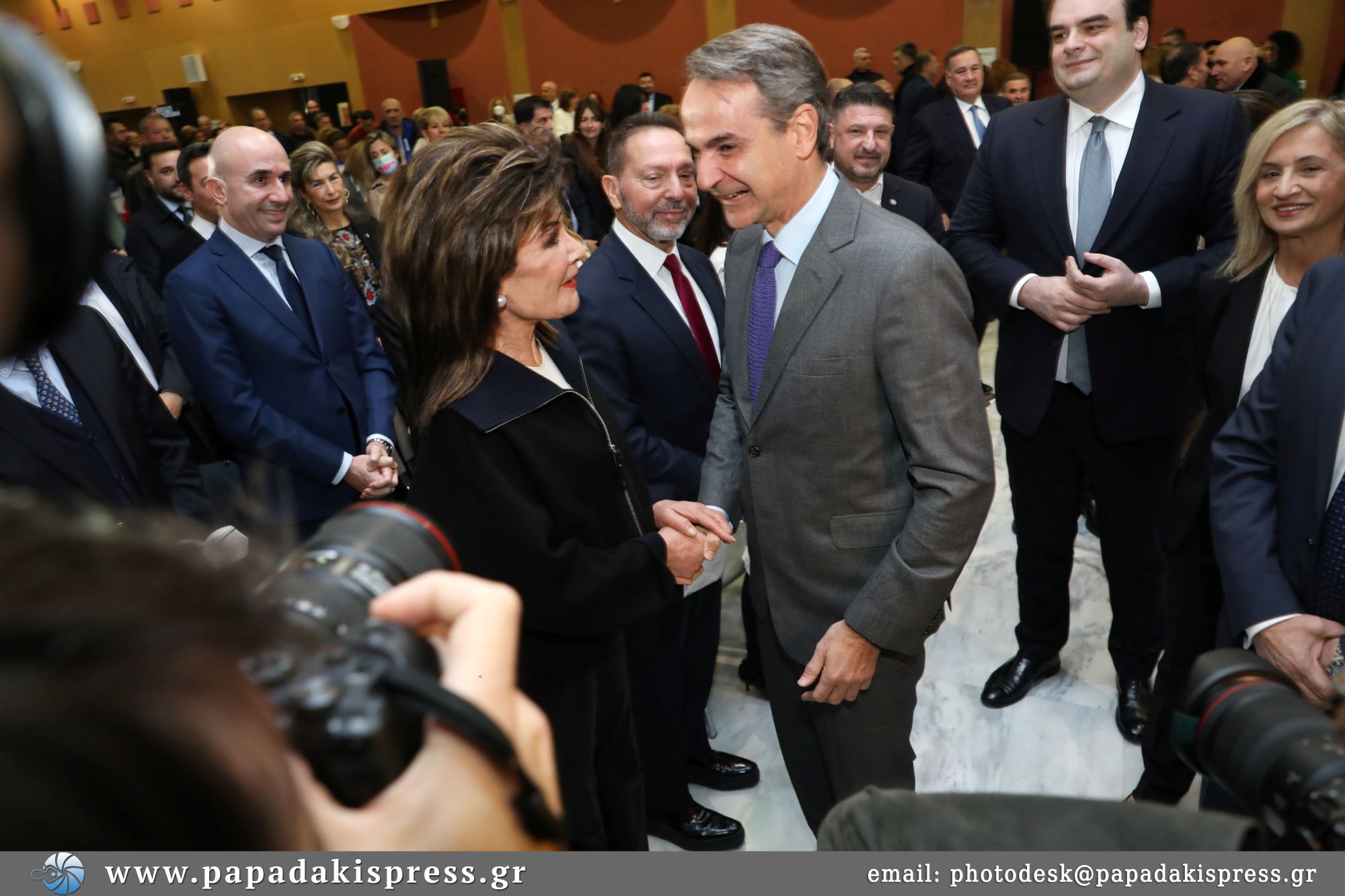 Ο Πρωθυπουργός με την Γιαννα Αγγελοπούλου