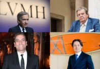 Bernard Arnault (LVMH), Johann Rupert (Richemont), Jonathan Akeroyd (Burberry), Axel Dumas (Hermes)